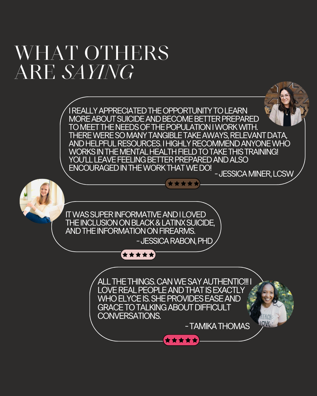 Suicide is Not a Bad Word - A Training for Mental Health Professionals