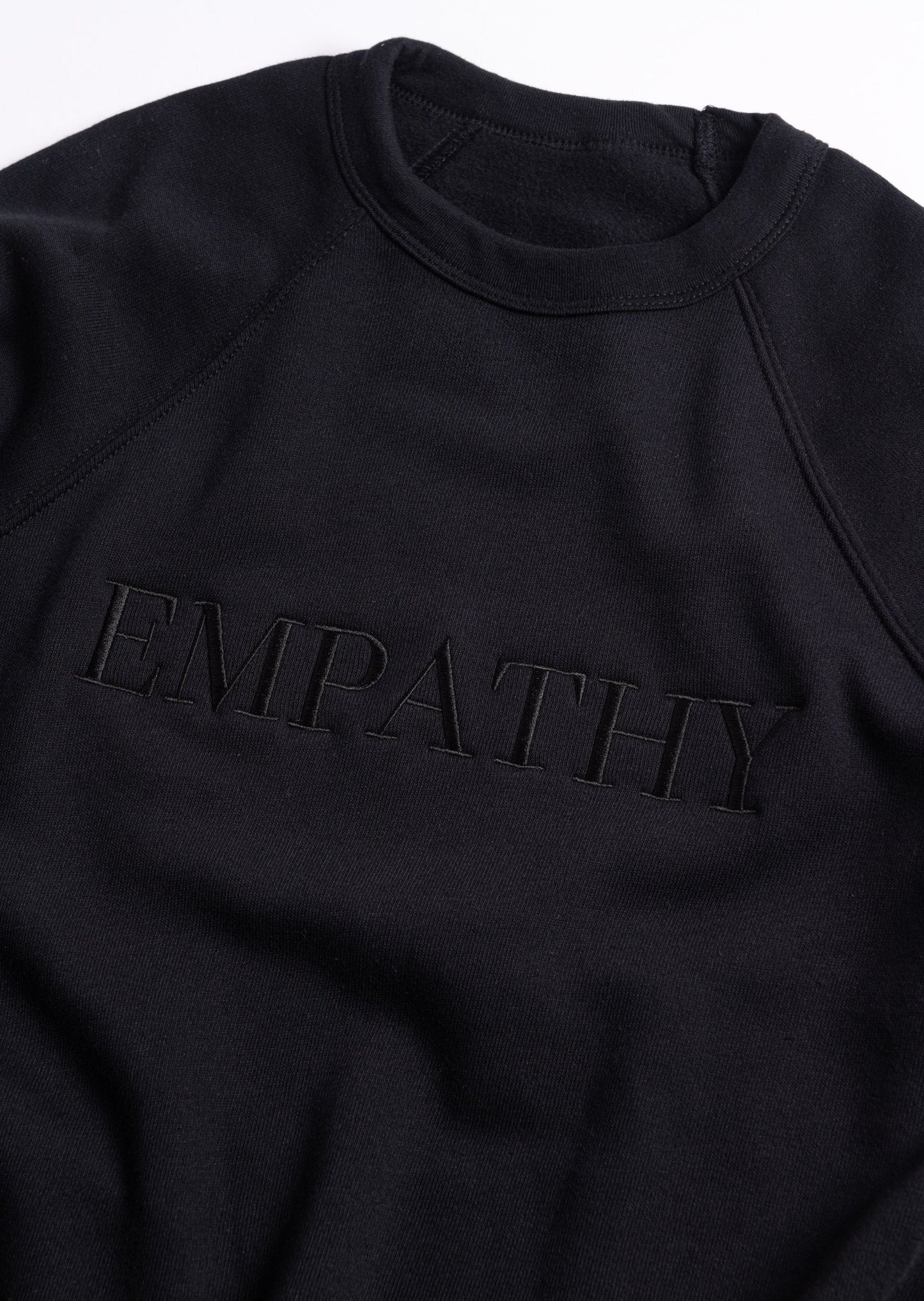 Empathy Black Crewneck