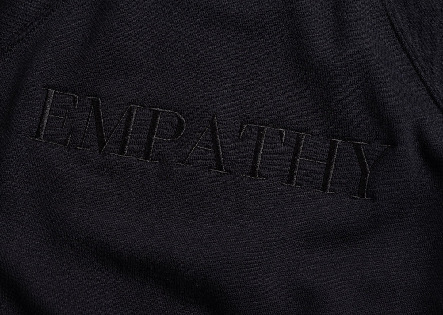 Empathy Black Crewneck